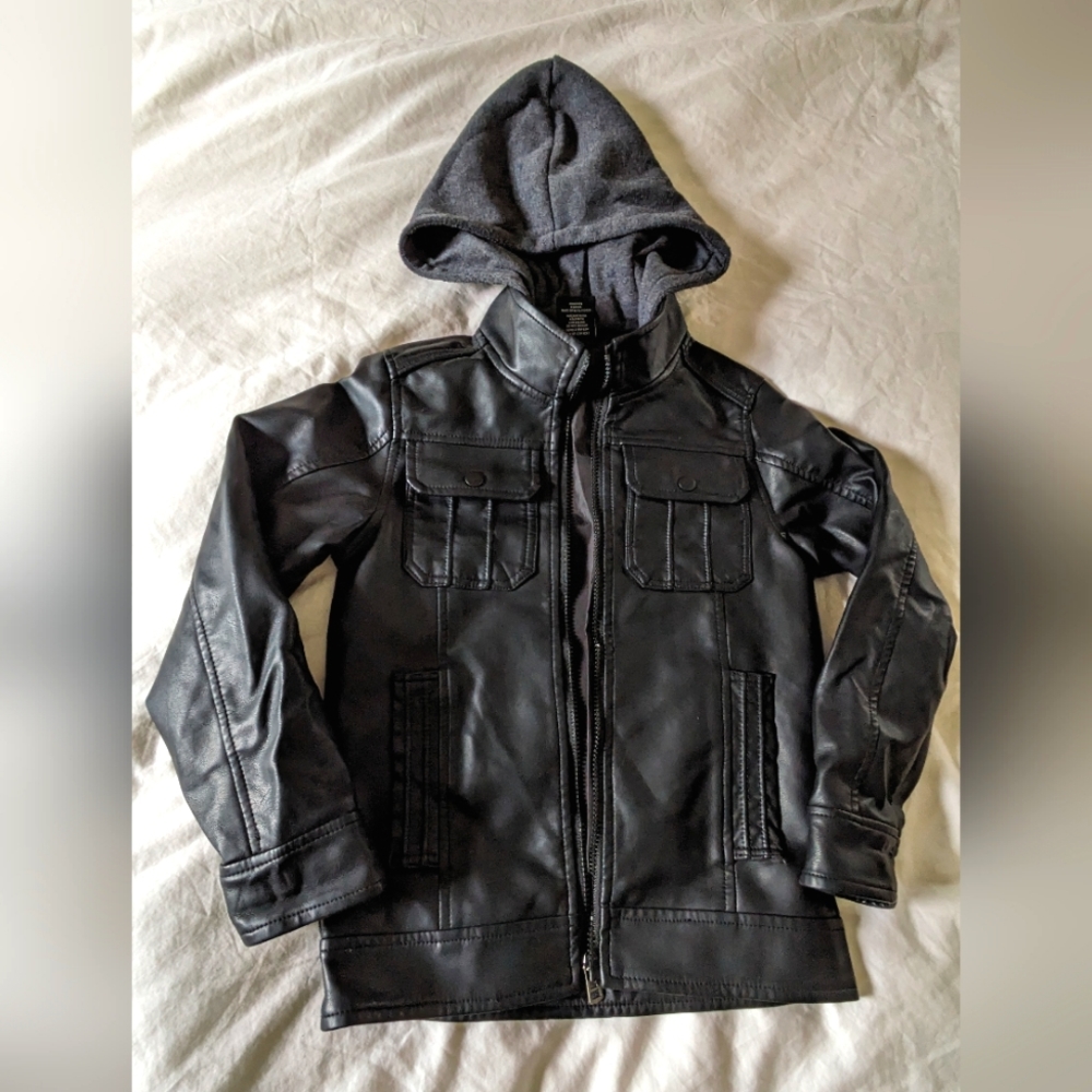 Boys' pleather jacket